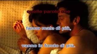 Video thumbnail of "Karaoke - Mina - Bugiardo e Incosciente"