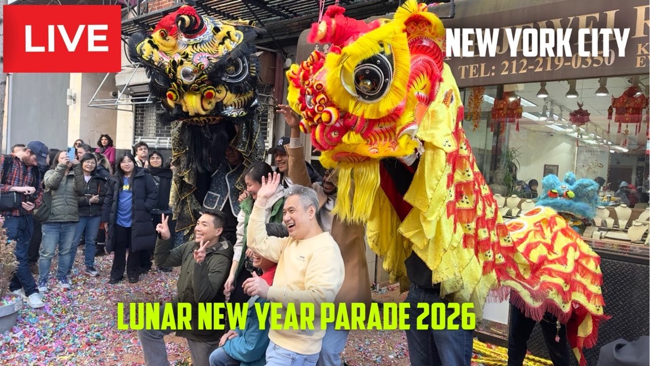New York City: Lunar New Year Parade | Chinatown Manhattan Sunday Live