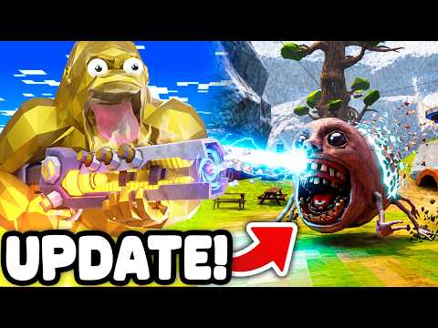 NEW RAILGUN UPDATE is EXCLUSIVE AND RARE in Animal Company! (Animal Company VR)