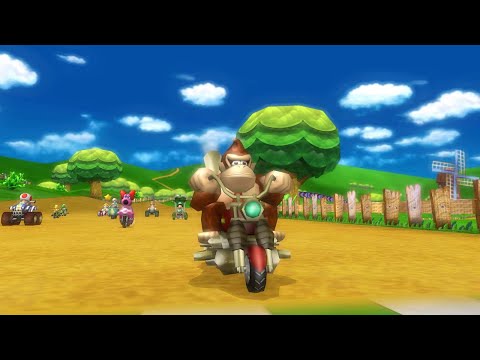 Mario Kart Wii HD Donkey Kong Gameplay Mushroom Cup 150cc