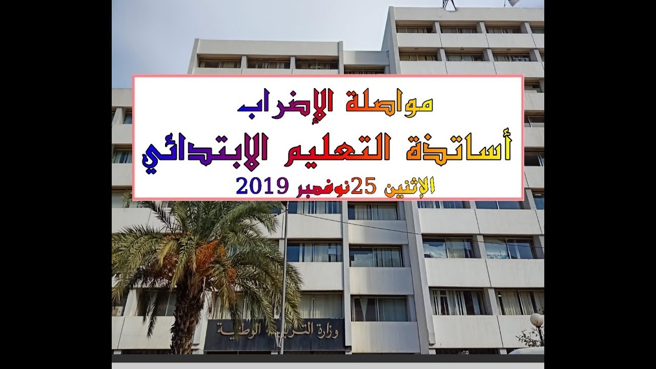 مواصلة إضراب أساتذة التعليم الابتدائي وشلل في المدارس الإبتدائية