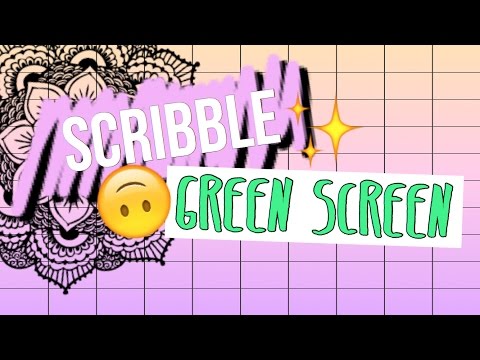 SCRIBBLE FOOTAGE GREEN SCREEN | SIMPLYSOPHIA