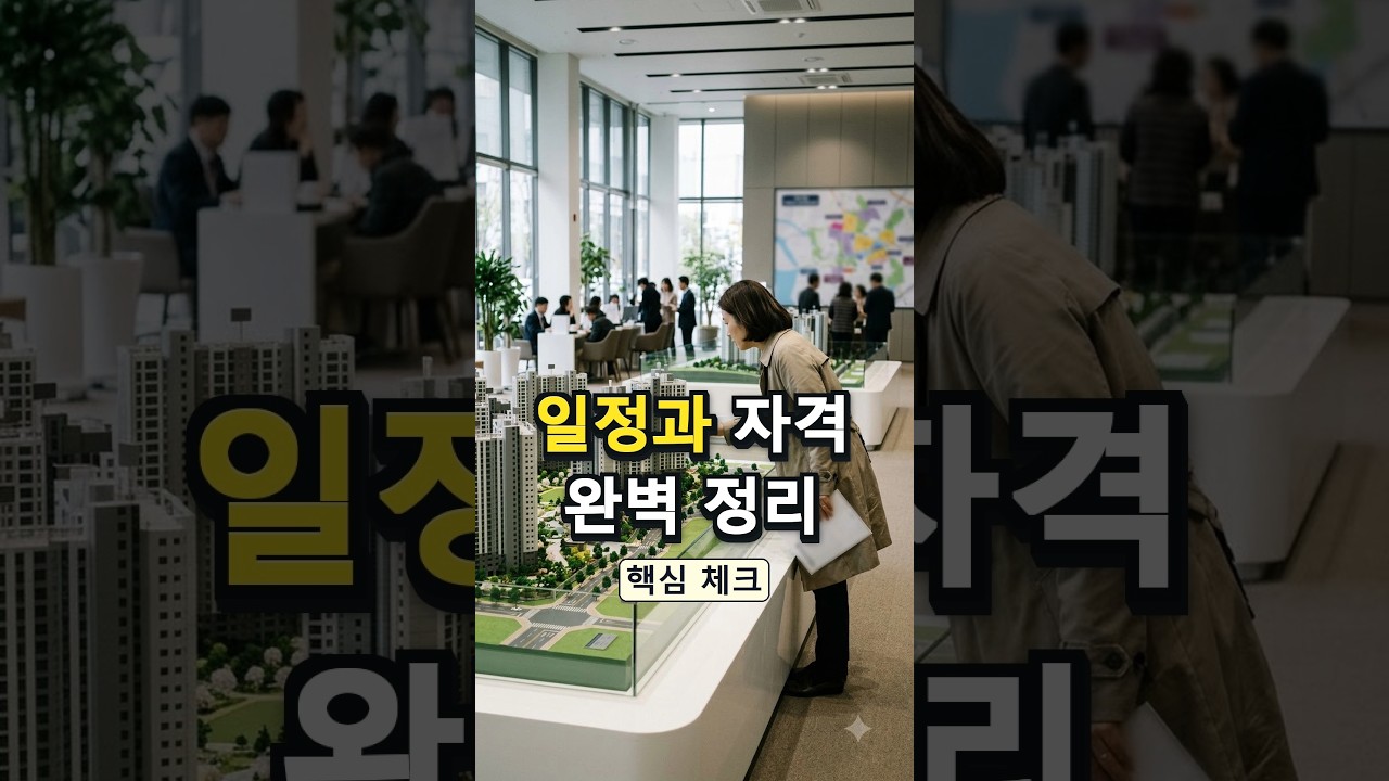 계양 카이브 유보라 AC4BL 청약 일정과 자격 완벽 정리 #Shorts