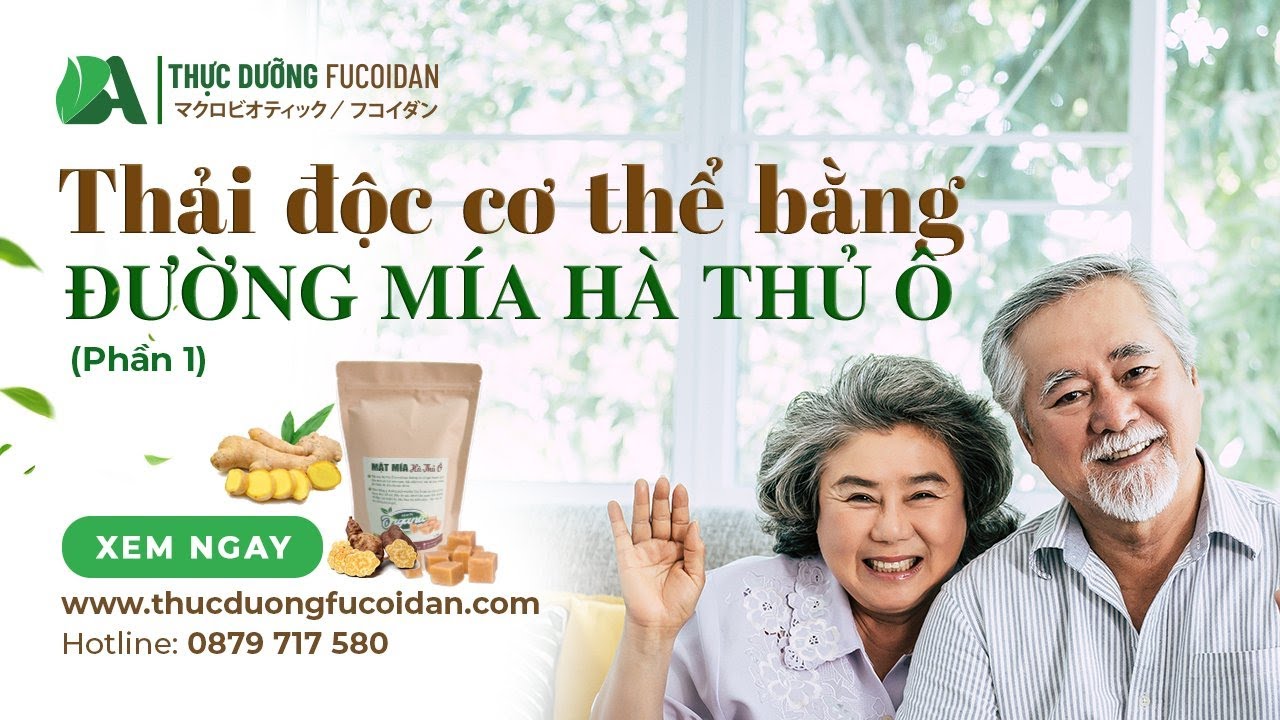 Thải độc cơ thể bằng đường mía Hà Thủ Ô - Phần 1 - youtube