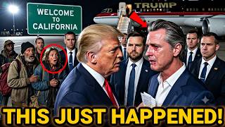 Trump Storms Out His Motorcade In California With Jd Vance After Gavin Newsome Just Threaten This...
