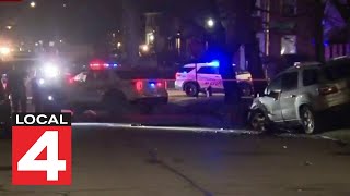 2 officers injured while responding to domestic violence call on Detroit’s west side