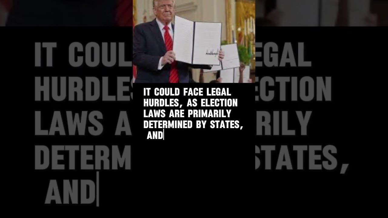 🗳️ Trump orders proof of citizenship for voters and mail-in ballot restrictions📩