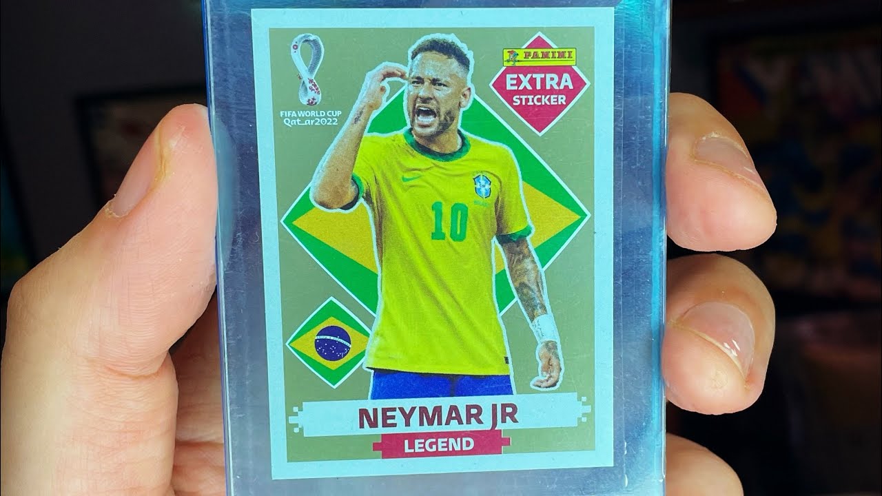 Figurinha Neymar JR Legend Ouro