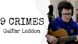 9 Crimes Guitar Lesson Tutorial Damien Rice