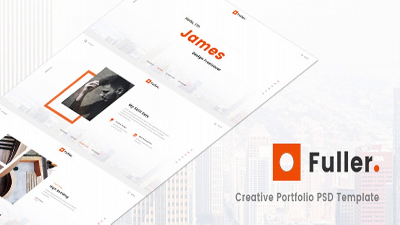 Fuller - Creative Portfolio, Resume & Agency PSD Template | Themeforest Website Templates and Themes