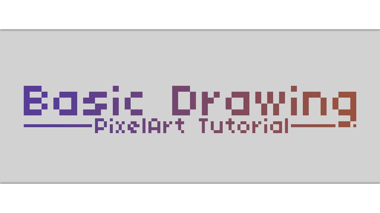 Basic Rules in drawing Pixel Art for Beginners Pixel Art Tutorial