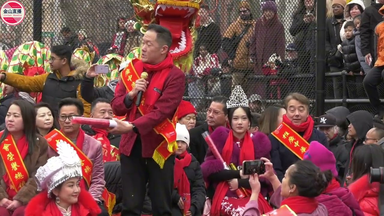 🌹数万人齐聚华埠 💖纽约第28届炮竹文化节喜迎马年！由腾飞地产投资与美国繁荣华埠总会联合主办！