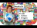 To ask  fragen  bitten  Wortschatz Deutsch A2 B1 B2