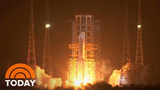 China Launches Manned Mission To Bring Back Moon Rocks | TODAY
