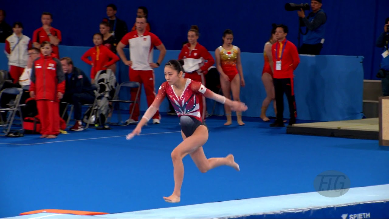 KITAORI Eri (JPN) W - 2019 Trampoline Worlds, Tokyo (JPN) - Qualification Tumbling R1
