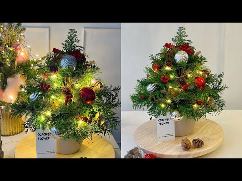 크리스마스 미니트리 만들어봤어요🎄❤️