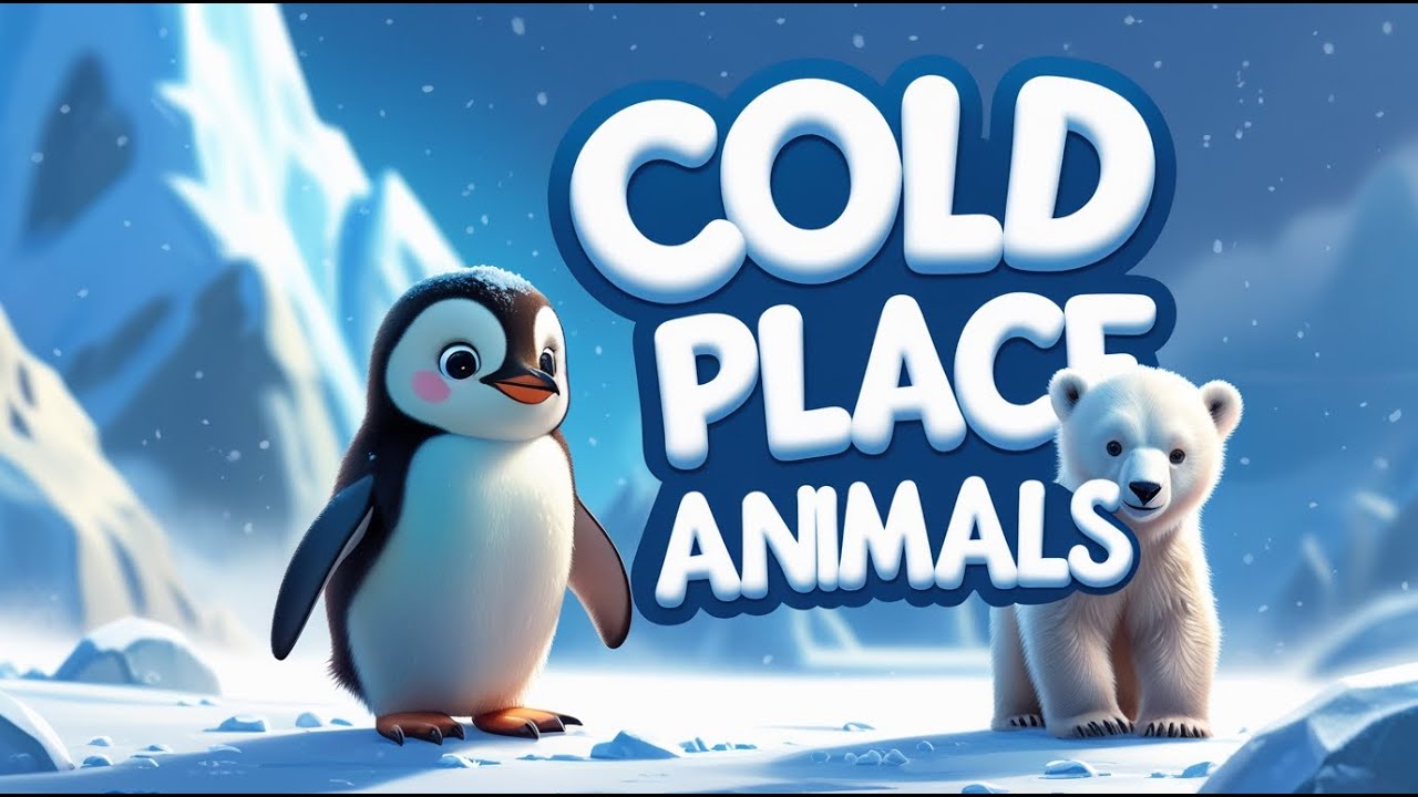❄️ Animals in Cold Places 🐻‍❄️🐧 Arctic & Antarctic Animal Friends!