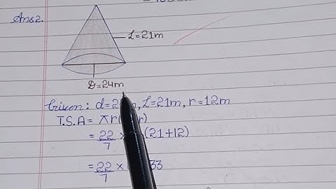 Ch 13 Ex. 13.3 Q 2 Surface Areas and Volumes | Ncert Maths Class 9 | CBSE || #maths #trending