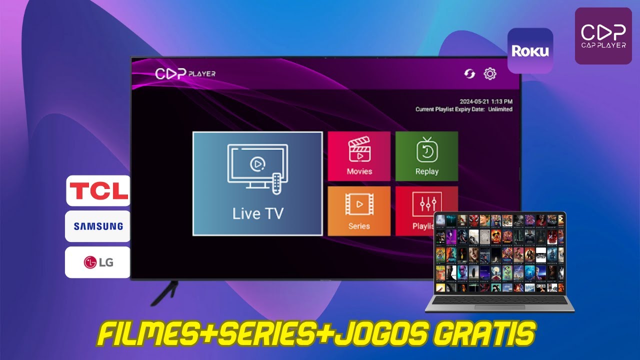 Colocar Lista no Cap Player, Como Colocar Conteúdos no Cap Player, Melhor Cap Player 2025