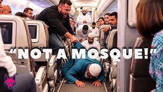Muslims Try To Pray On Aussie Airplane, BIG MISTAKE!