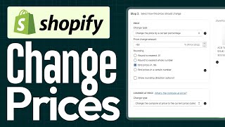 How to Change Prices on Shopify (2026) Tutorial