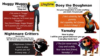 All Jingle Compilation Poppy Playtime Chapter 1,2,3,4 Yarnaby, Nightmare Critters Commercial Vhs