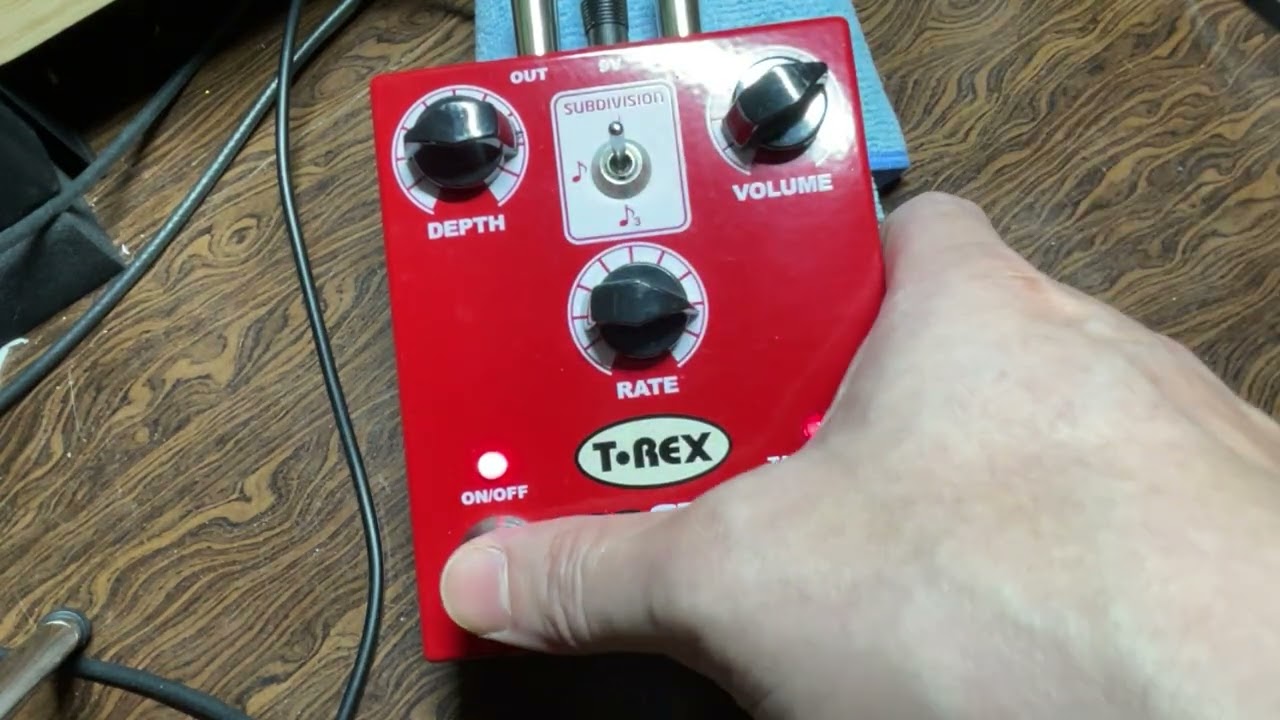 🌊★ T-REX TAPSTER TREMOLO 🇩🇰 (Amp tremolo like!)