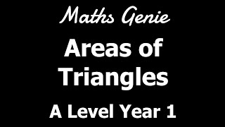 Areas of Triangles