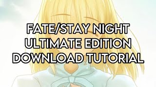EASIST METHOD Fate/stay night download ultimate edition