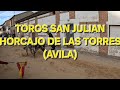 TOROS FIESTA SAN JULIAN, HORCAJO DE LAS TORRES (Avila)