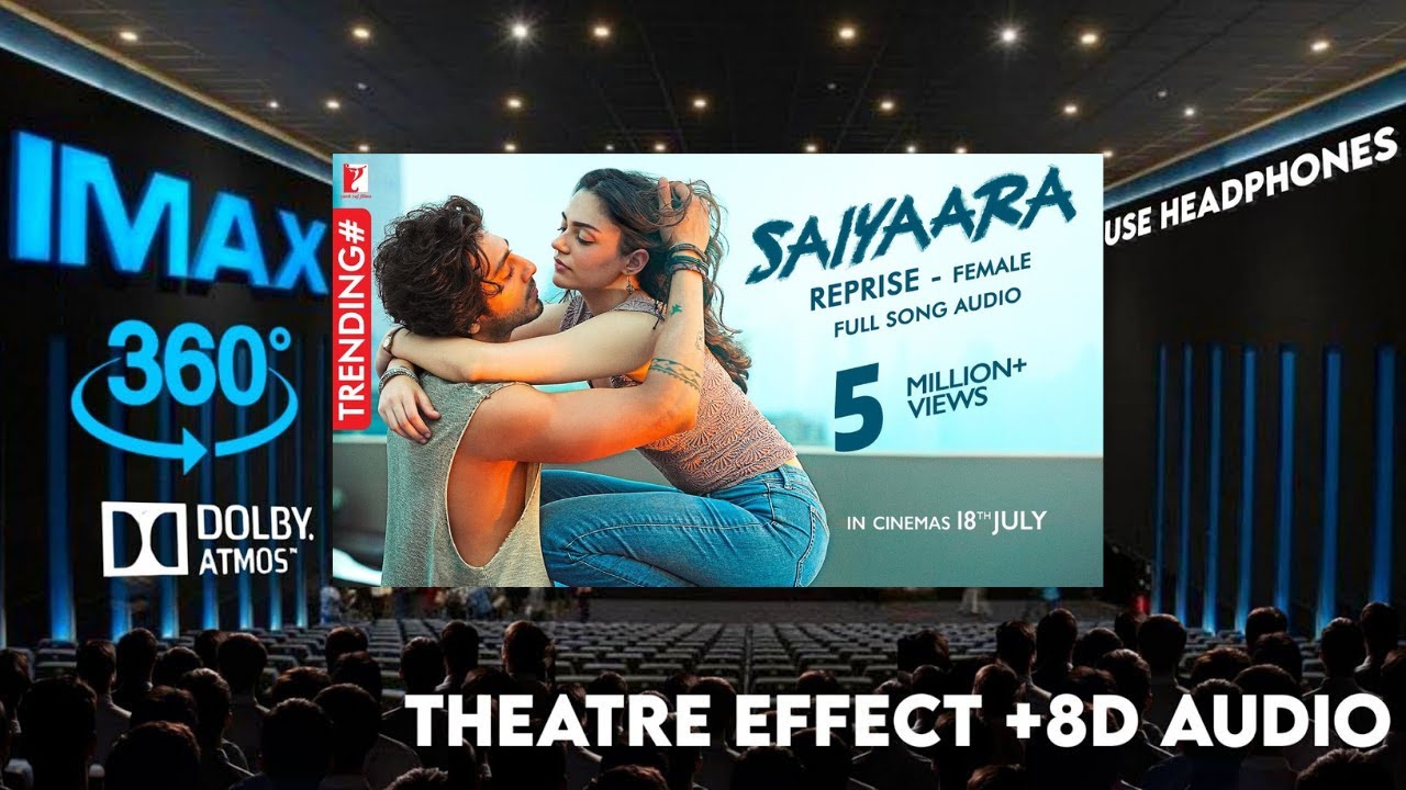 Saiyaara Reprise | Female | Full Song Audio | Saiyaara | Tanishk | Theatre Experience Dolby Surround