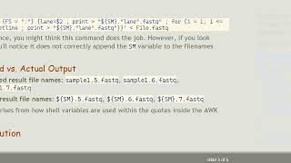 How to Append Variable Name While Splitting a FASTQ File in Linux