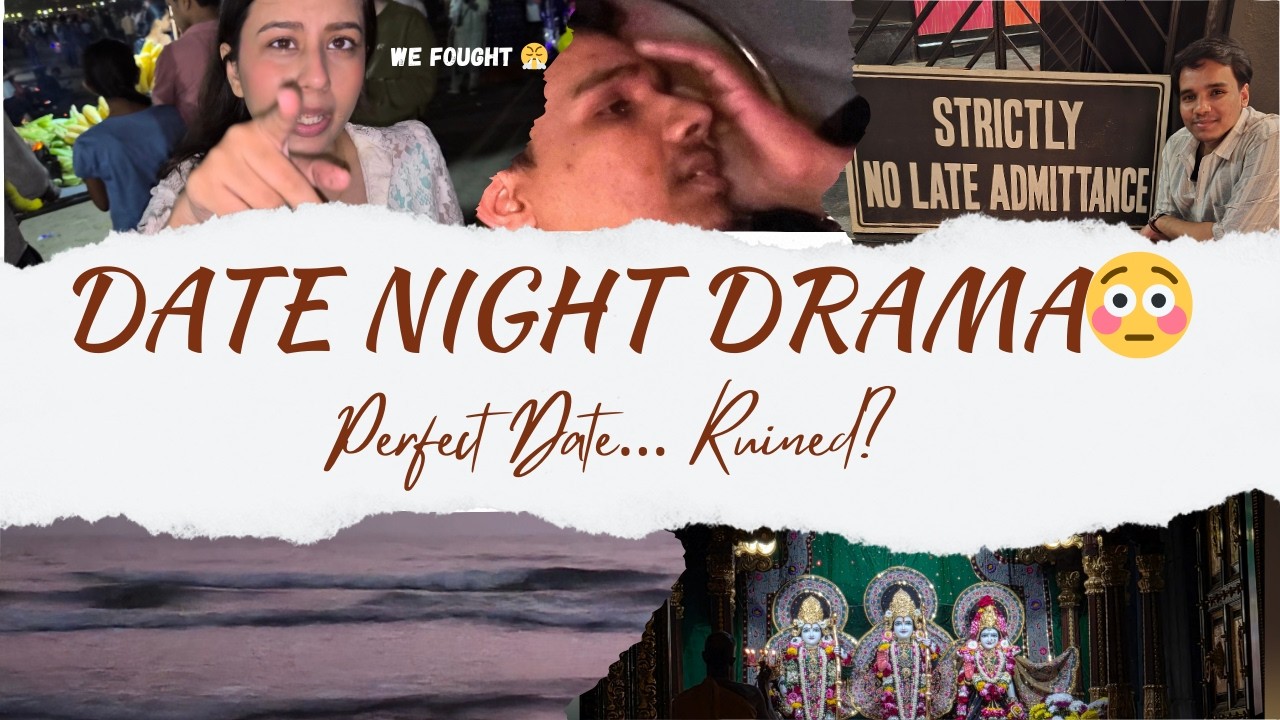 Romantic Sunset... Phir Fight Ho Gayi 😤| Juhu–ISKCON–Prithvi Café Vlog #viral #couplevlog #juhivarun