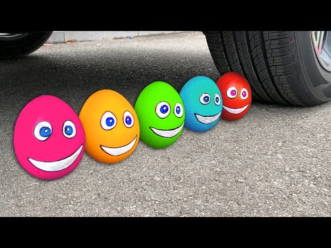 Experiment Car vs Big Coca Cola, Fanta, Mtn Dew, Schweppes, Mirinda, Balls  | Test Ex