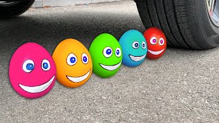 Experiment Car Vs Big Coca Cola, Fanta, Mtn Dew, Schweppes, Mirinda, Balls Test Ex