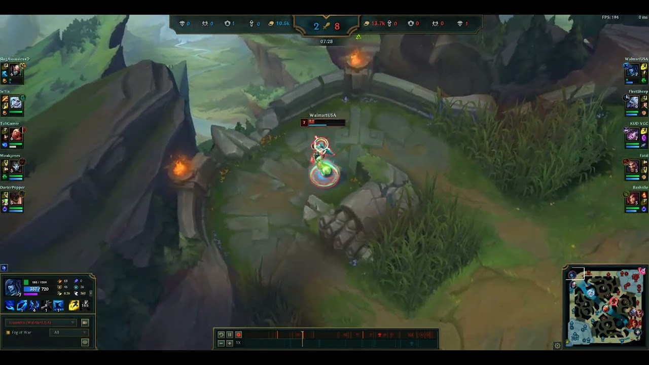 Lissandra Sneaky AF kill on Singed