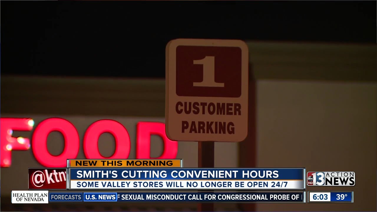 Smith's grocery store cutting hours