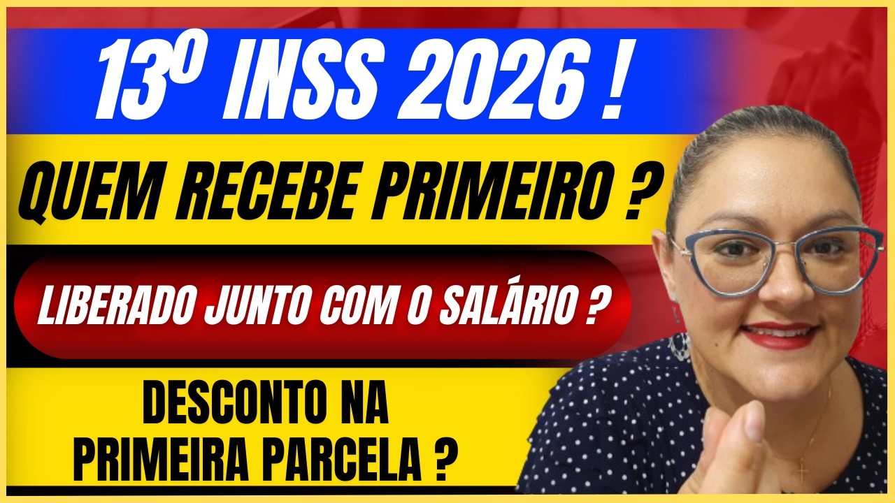 🔴 QUEM RECEBE PRIMEIRO O 13º INSS ? - SERÁ PAGO JUNTO COM O SALÁRIO ? - TEM DESCONTO NA 1ª PARCELA ?