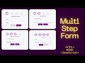 Create a Multi-Step Form with Progress Bar using HTML, CSS & JavaScript T