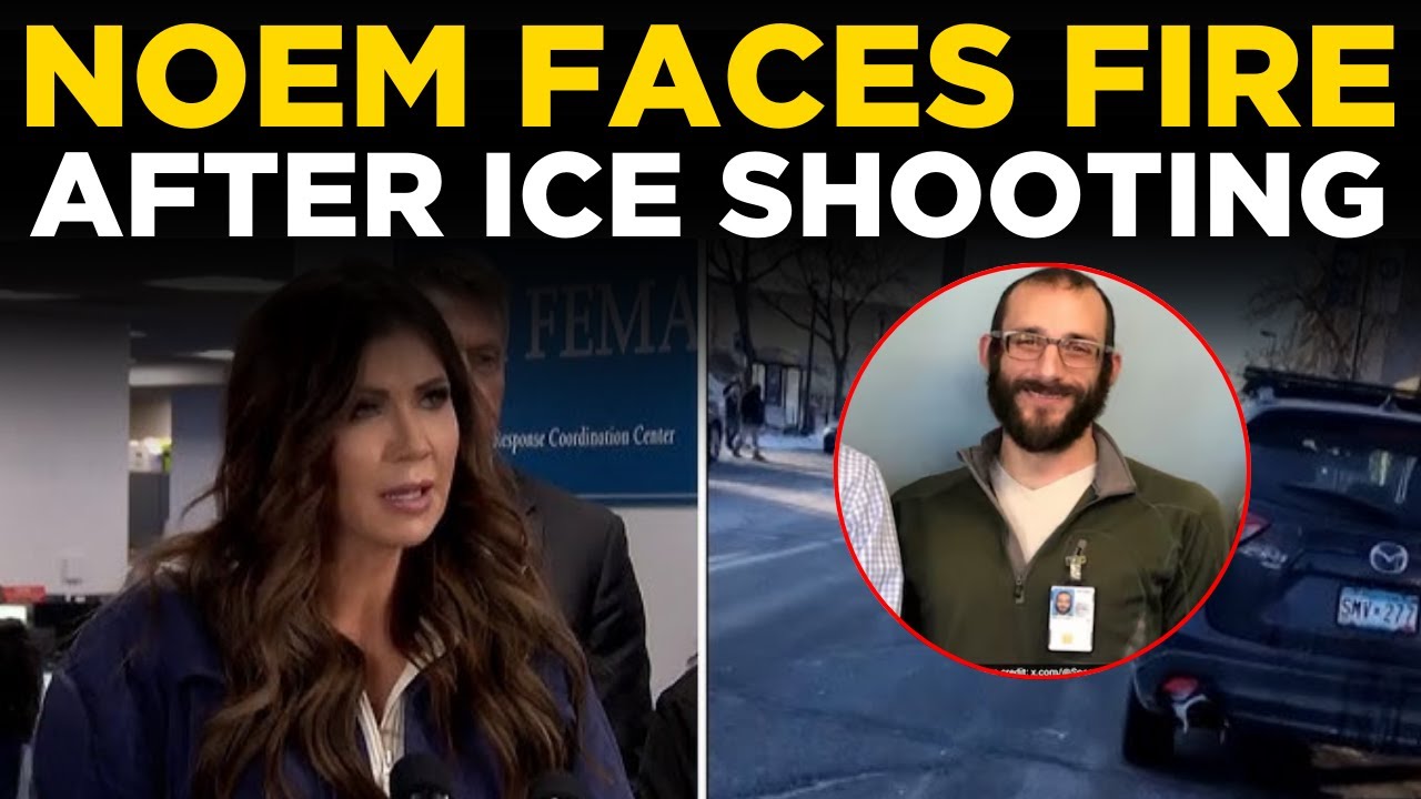 NOEM UNDER FIRE LIVE | Governor Kristi Noem Faces Reporters After Fatal ICE Shooting of US Citizen