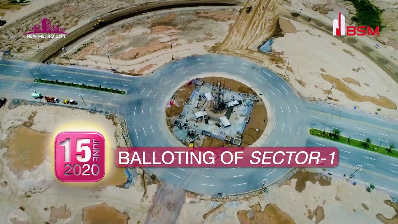 Residential Plots Balloting || by new metro city