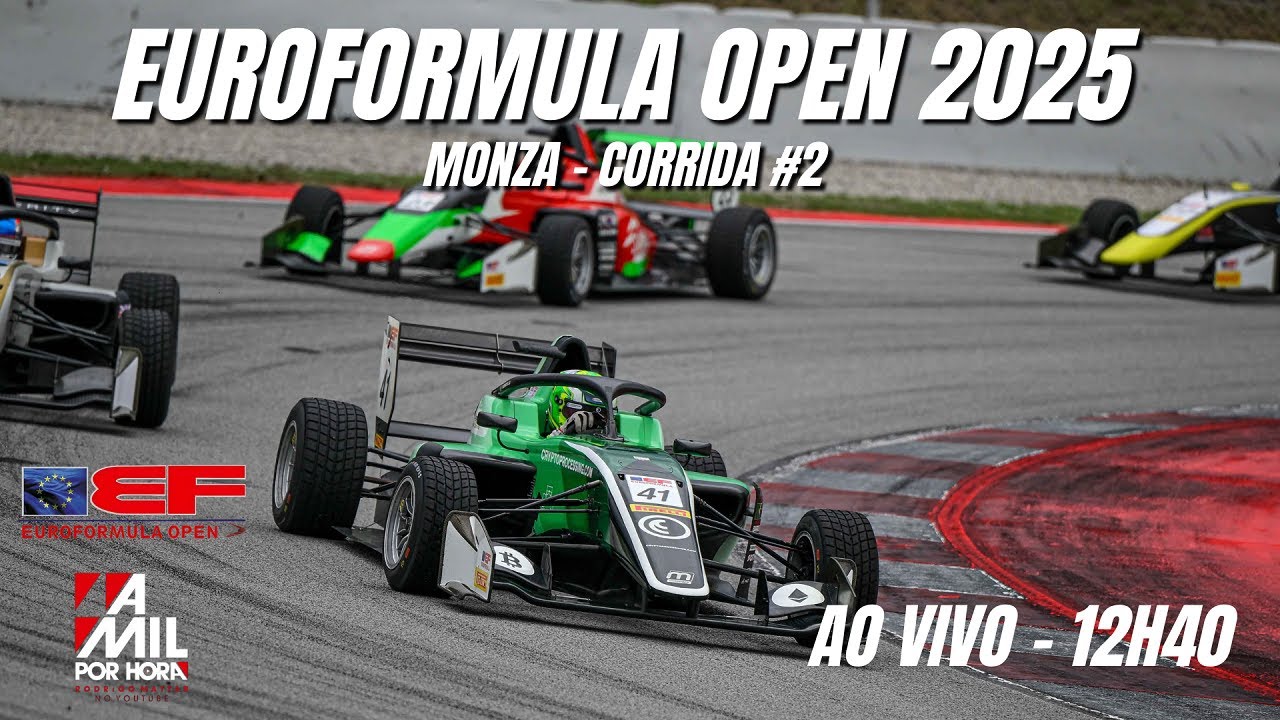 🟪 EUROFORMULA OPEN 2025 | MONZA - 2ª CORRIDA | AO VIVO E COM IMAGENS