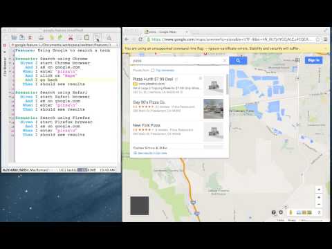 Cucumber IDE for Web Automation