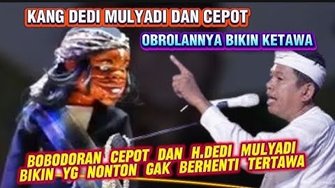 Kang Dedi Mulyadi Dan Cepot Ngobrol Lucu Tentang Bansos, Bikin yang Nonton Tertawa 