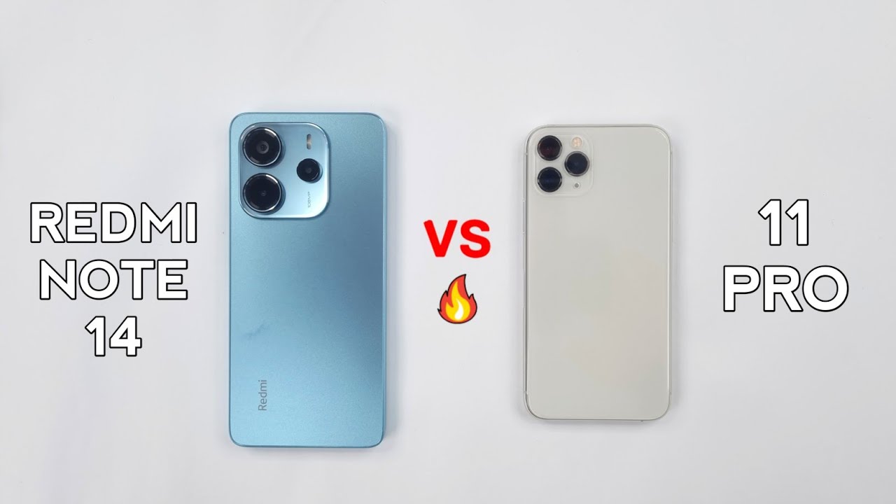 Redmi Note 14 vs iPhone 11 Pro Speed Test Comparison