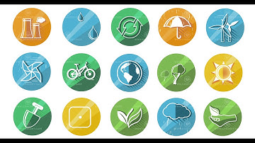 Ecology Concept Icon Set