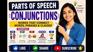 Parts of Speech: Conjunctions with Examples
