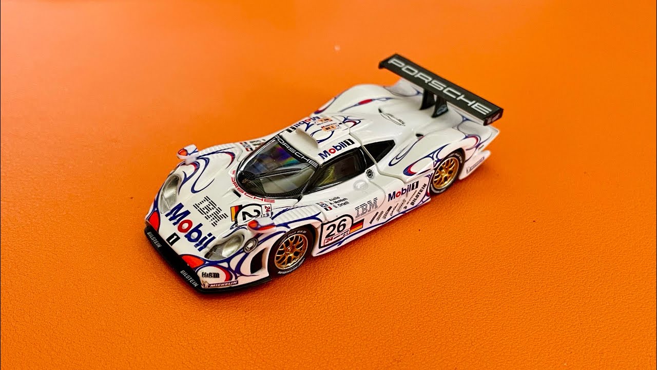 Trends Hobby Porsche 911 GT1 LM 1998 1/64 - YouTube