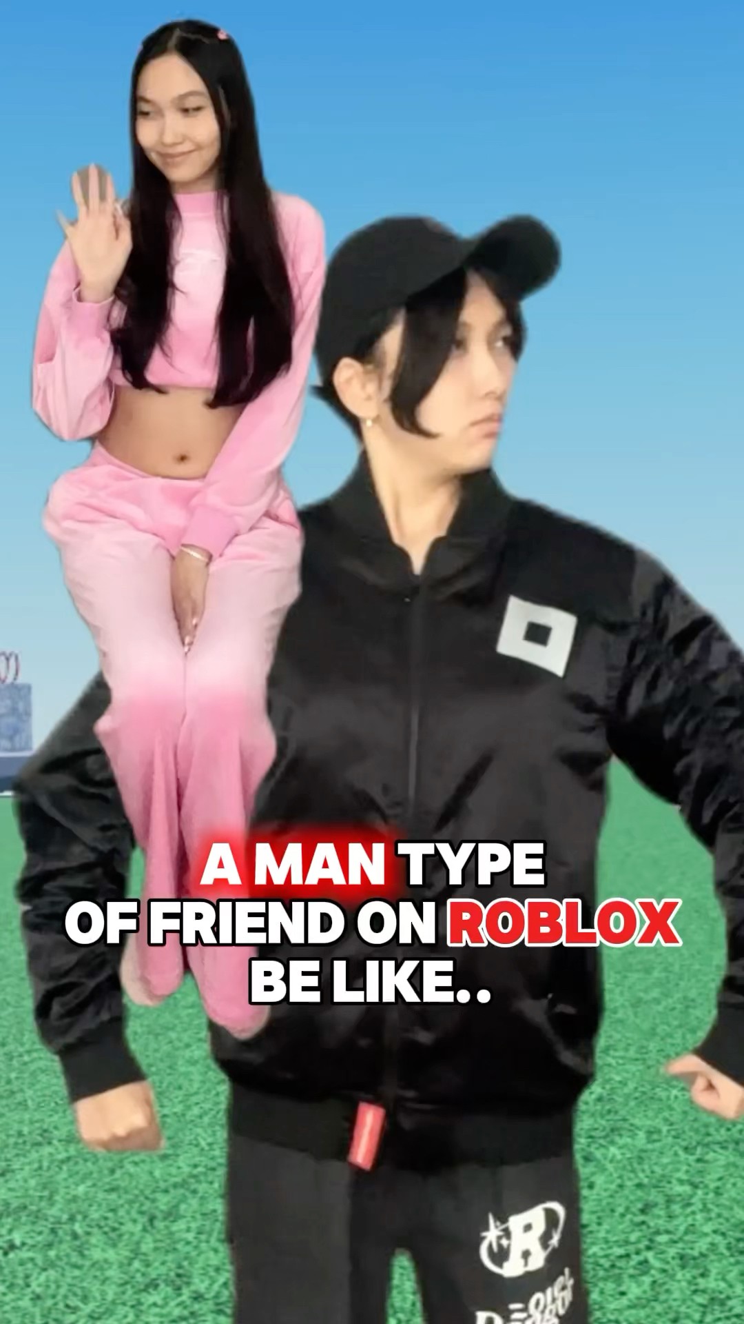 a MAN type of Friend on roblox be like..? #roblox #robloxshorts