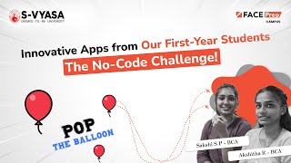Pop the Balloon App | No Coding | App Building I BCA | S-Vyasa University I Bangalore screenshot 3